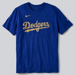 Los Angeles Dodgers Nike 2026 Gold Collection Wordmark T-Shirt | MLB Discount