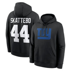 New York Giants Nike Cam Skattebo Player Name & Number Fleece Hoodie