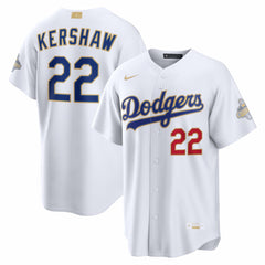Clayton Kershaw Los Angeles Dodgers Nike 2026 Gold Collection Stadium Jersey | MLB On Sale