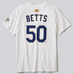 Mookie Betts Los Angeles Dodgers Nike 2026 Gold Collection Name & Number T-Shirt | MLB Near me