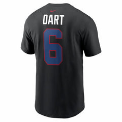 New York Giants Nike Jaxson Dart Name & Number T-Shirt