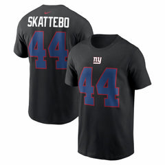 New York Giants Nike Cam Skattebo Name & Number T-Shirt