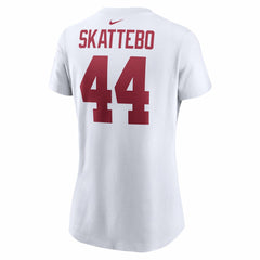 New York Giants Nike Cam Skattebo Women's Name & Number T-Shirt