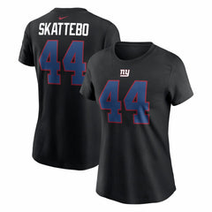New York Giants Nike Cam Skattebo Women's Name & Number T-Shirt