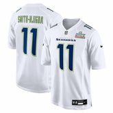 Seattle Seahawks Nike Jaxon Smith-Njigba Super Bowl LX Patch Tundra Fashion Game Jersey