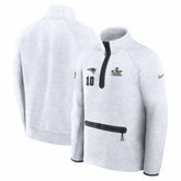 New England Patriots Nike Drake Maye Super Bowl LX Opening Night Tech Fleece Half-Zip Sweatshirt