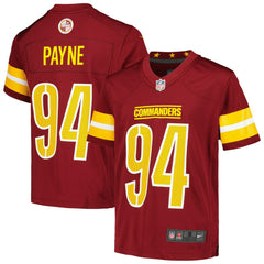 Washington Commanders Nike Daron Payne Youth Game Jersey