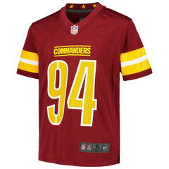 Washington Commanders Nike Daron Payne Youth Game Jersey
