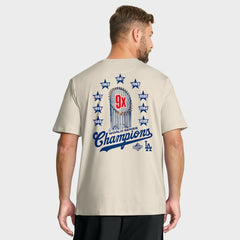 Los Angeles Dodgers Fanatics Local 9x Champs T-Shirt | MLB Outlet