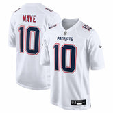 New England Patriots Nike Drake Maye Game Jersey
