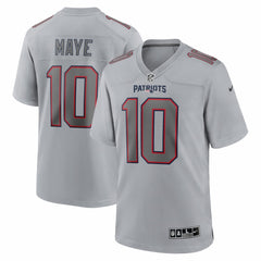 New England Patriots Nike Drake Maye Atmosphere Fashion Game Jersey