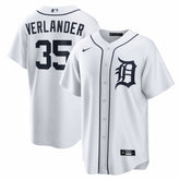 Justin Verlander Detroit Tigers Home Replica Jersey - White