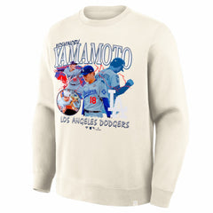Yoshinobu Yamamoto Los Angeles Dodgers Fanatics Montage Legacy Sweatshirt | MLB For sale