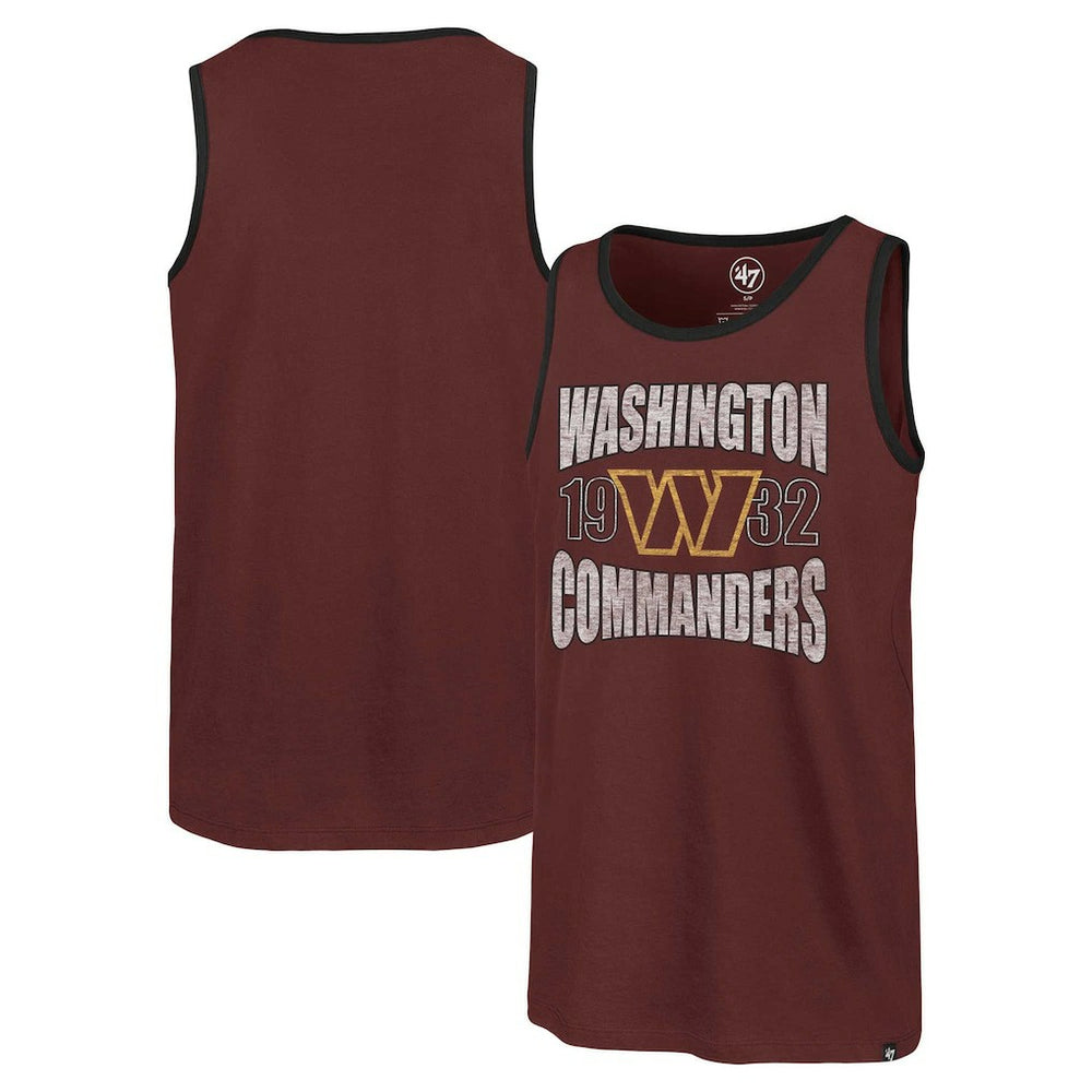 Washington Commanders 47 brand '47 Upload Franklin Tank Top