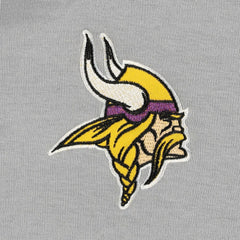 Minnesota Vikings The Wild Collective Women's Faux Fur Lined Tri-Blend Full-Zip Hoodie