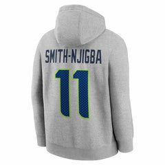 Seattle Seahawks Nike Jaxon Smith-Njigba Super Bowl LX Patch Name & Number Hoodie