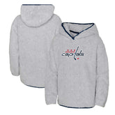 Washington Capitals Girls Youth Ultimate Teddy Fleece Pullover Hoodie For Sale