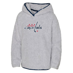 Washington Capitals Girls Youth Ultimate Teddy Fleece Pullover Hoodie For Sale