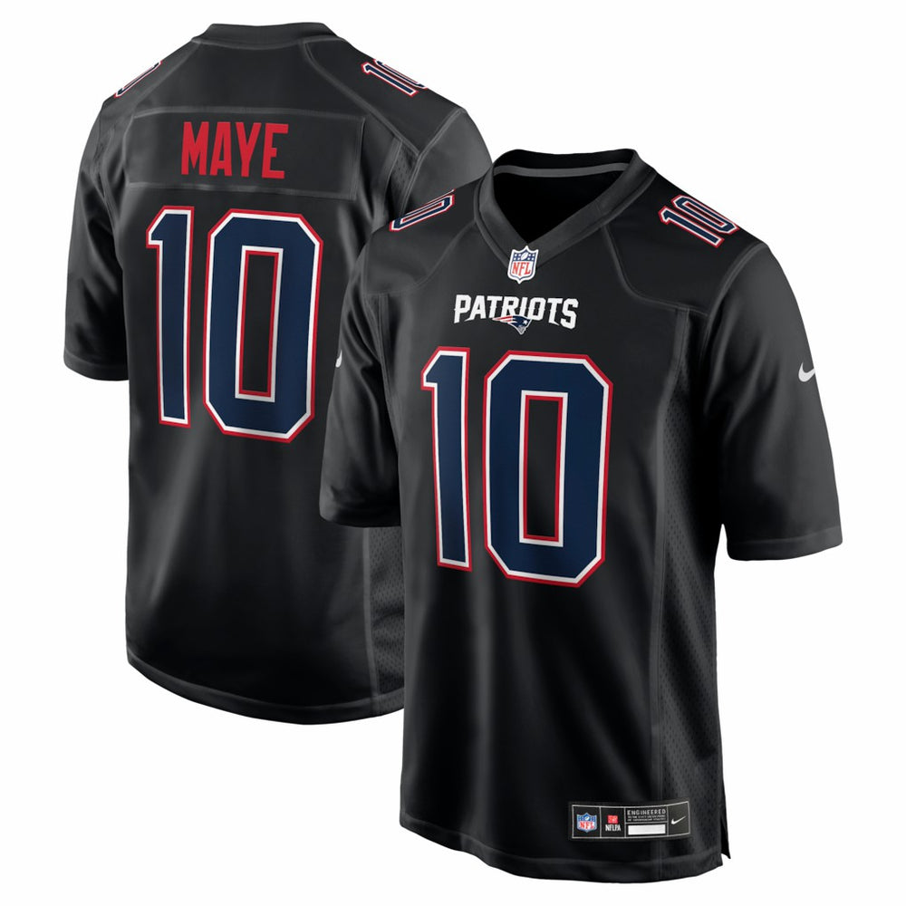New England Patriots Nike Drake Maye Fashion Game Jersey