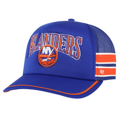 New York Islanders '47 Sideband Stripes Trucker Snapback Hat Online