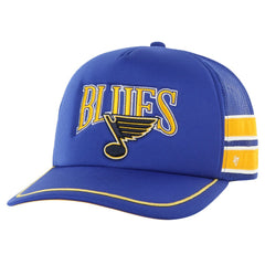 St. Louis Blues '47 Sideband Stripes Trucker Snapback Hat Sale