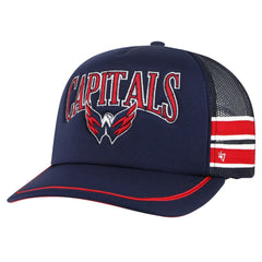 Washington Capitals '47 Sideband Stripes Trucker Snapback Hat Discount
