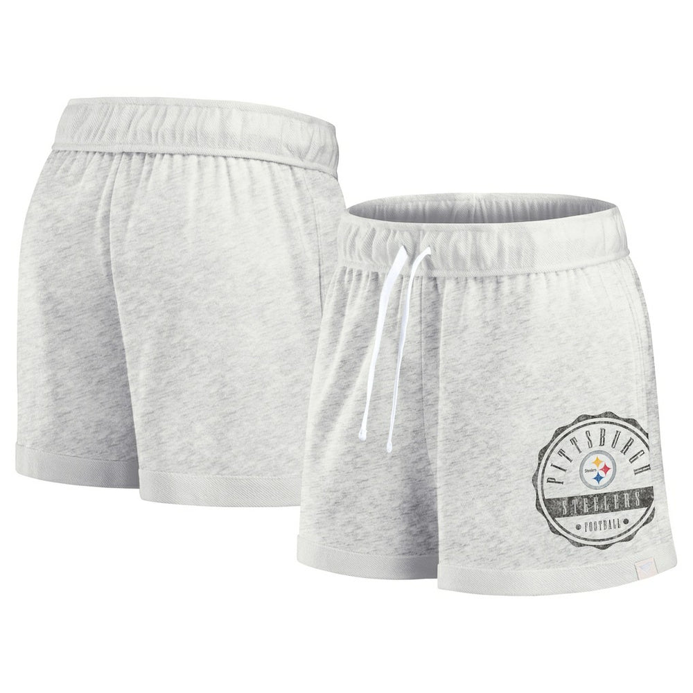 Pittsburgh Steelers Fanatics Women's Vintage Badge Shorts
