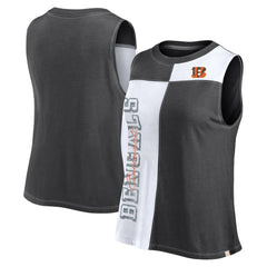 Cincinnati Bengals Fanatics Women's Script Color Block Tank Top