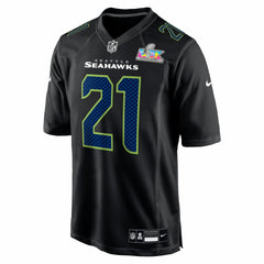 Seattle Seahawks Nike Devon Witherspoon Super Bowl LX Patch Carbon Fashion Game Jersey