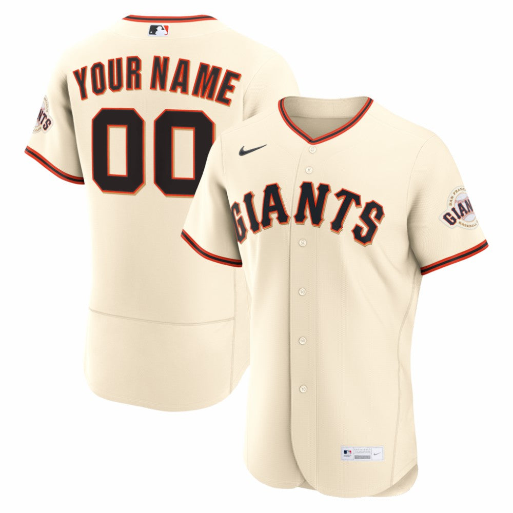 San Francisco Giants Nike Home Authentic Custom Jersey | MLB New