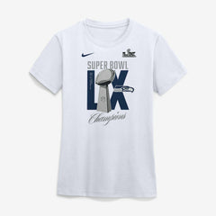 Seattle Seahawks Nike Women's Super Bowl LX Champions Lombardi Trophy T-Shirt