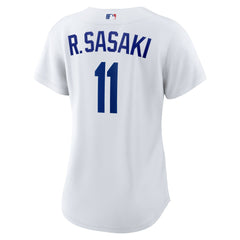 Rōki Sasaki Los Angeles Dodgers Women's Replica Jersey - White