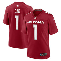 Arizona Cardinals Nike Number 1 Dad Game Jersey