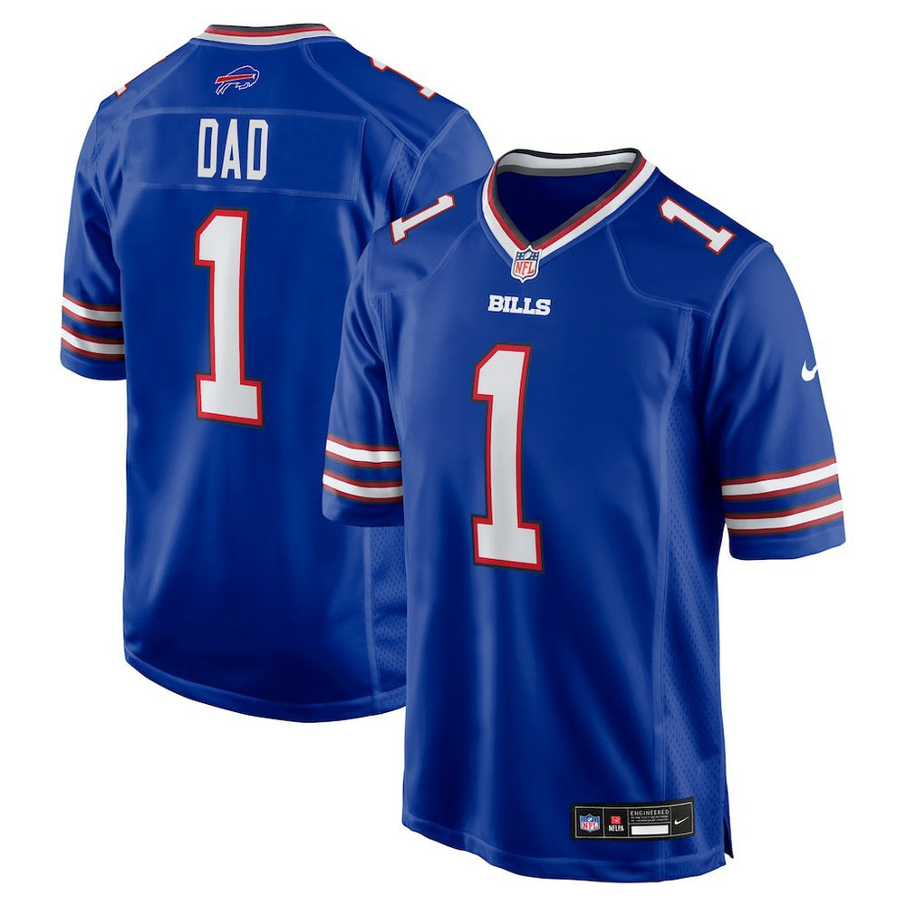 Buffalo Bills Nike Number 1 Dad Game Jersey