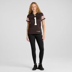 Cleveland Browns Nike Number 1 Mom Women's Game Jersey
