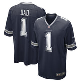 Dallas Cowboys Nike Number 1 Dad Game Jersey