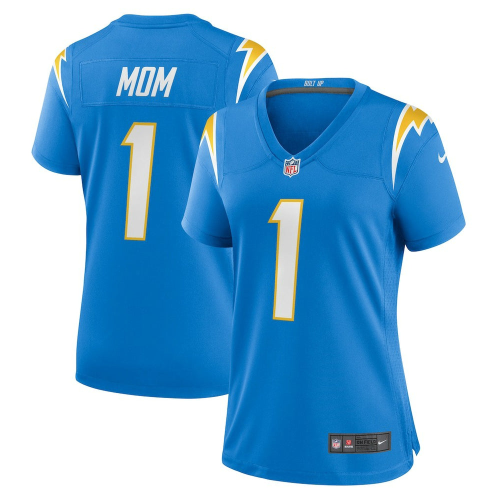 Los Angeles Chargers Nike Number 1 Mom Women's Game Jersey