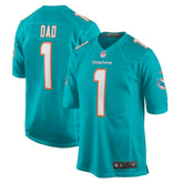 Miami Dolphins Nike Number 1 Dad Game Jersey