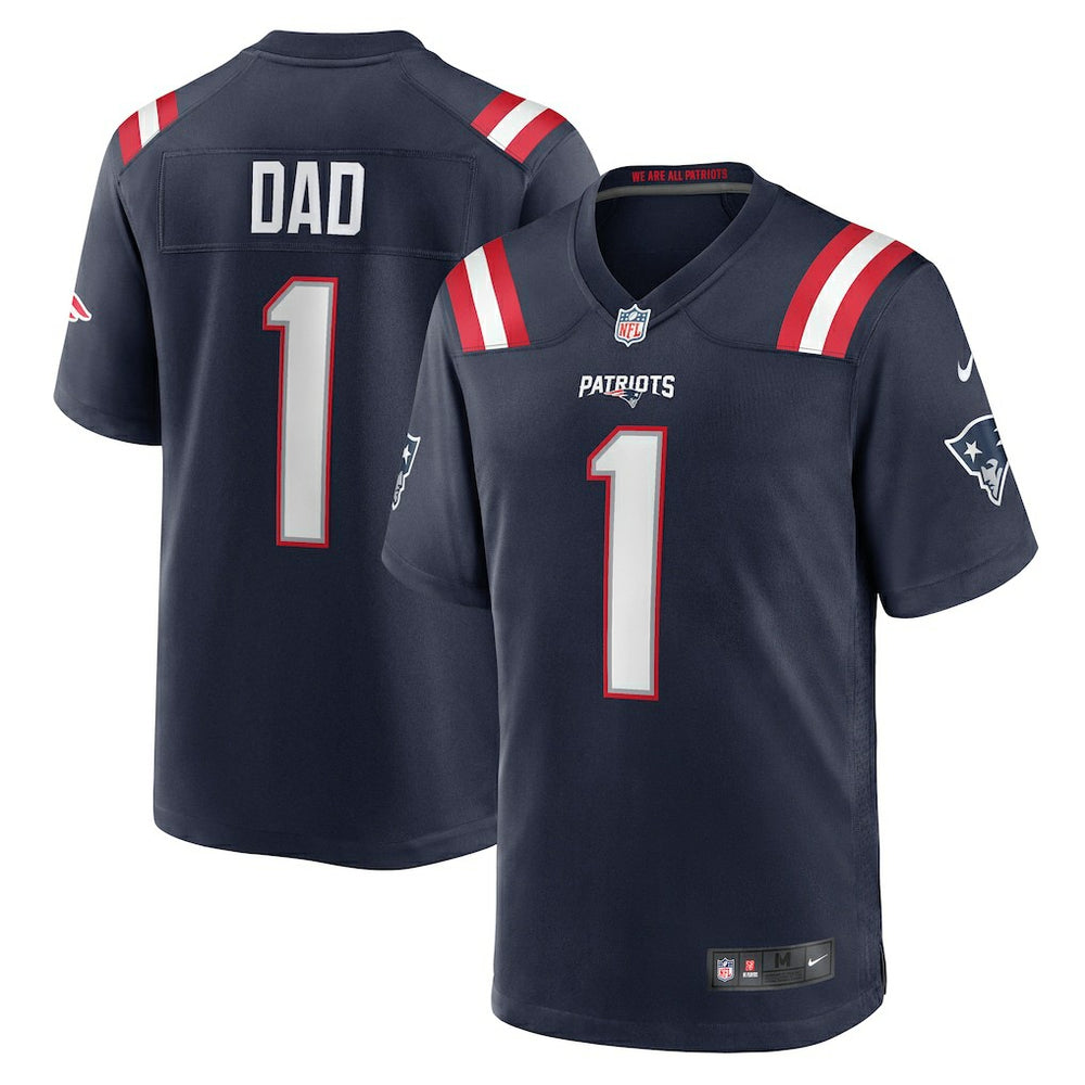 New England Patriots Nike Number 1 Dad Game Jersey
