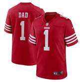 San Francisco 49ers Nike Number 1 Dad Game Jersey