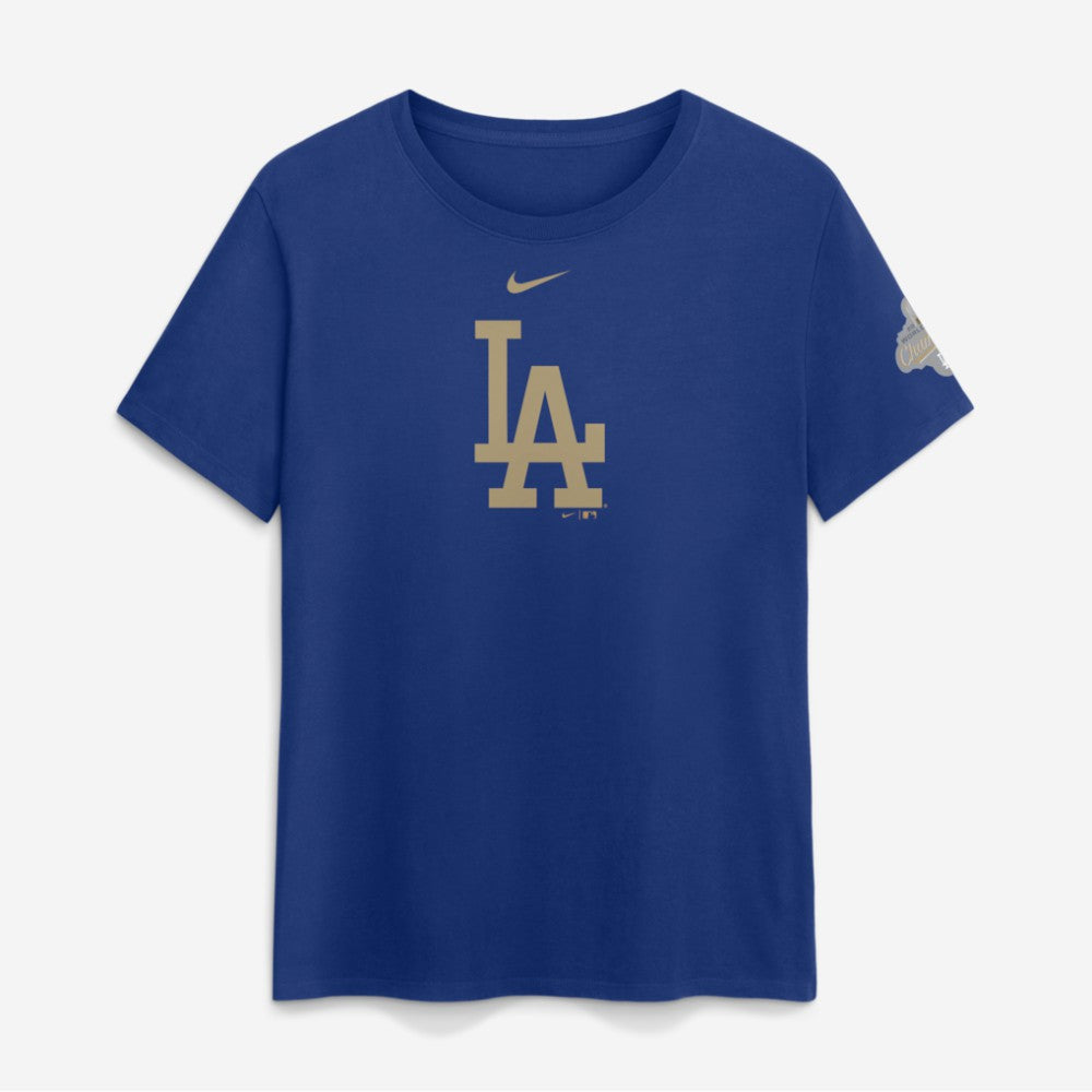 Los Angeles Dodgers Nike Women's 2026 Gold Collection Logo T-Shirt | MLB For sale