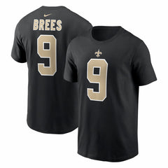 New Orleans Saints Nike Drew Brees Retired Player Name & Number T-Shirt