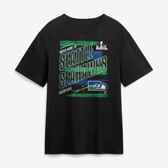 Seattle Seahawks Fanatics Super Bowl LX Champions Classic Stripes Legacy T-Shirt