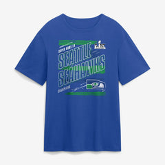 Seattle Seahawks Fanatics Super Bowl LX Champions Classic Stripes Legacy T-Shirt