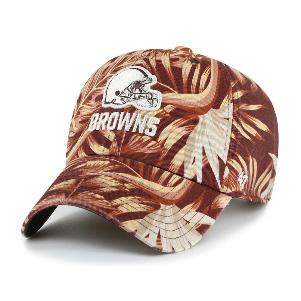 Cleveland Browns 47 brand '47 Tropicalia Clean Up Adjustable Hat