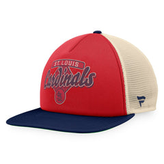 St. Louis Cardinals Fanatics Cooperstown Collection Talley Foam Trucker Snapback Hat | MLB Outlet