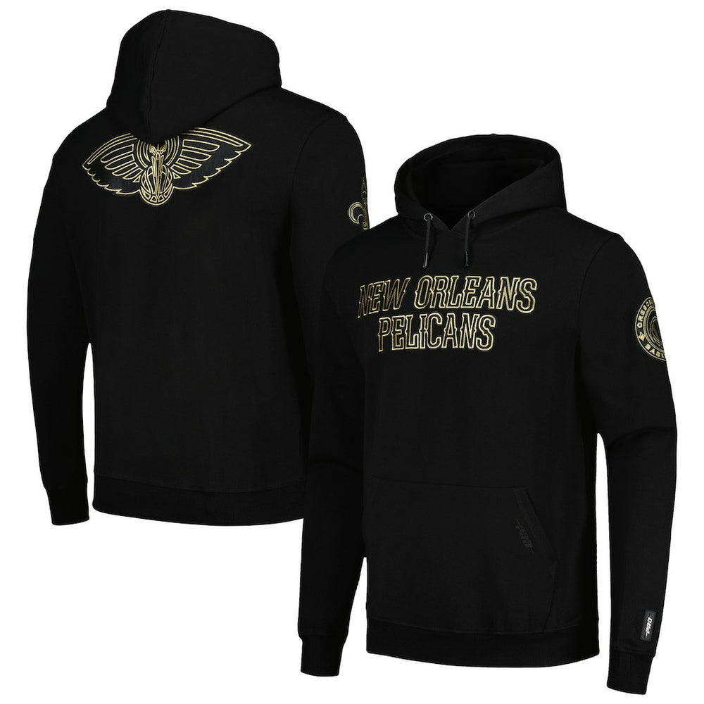 New Orleans Pelicans Pro Standard Black & Gold Pullover Hoodie shop Discount