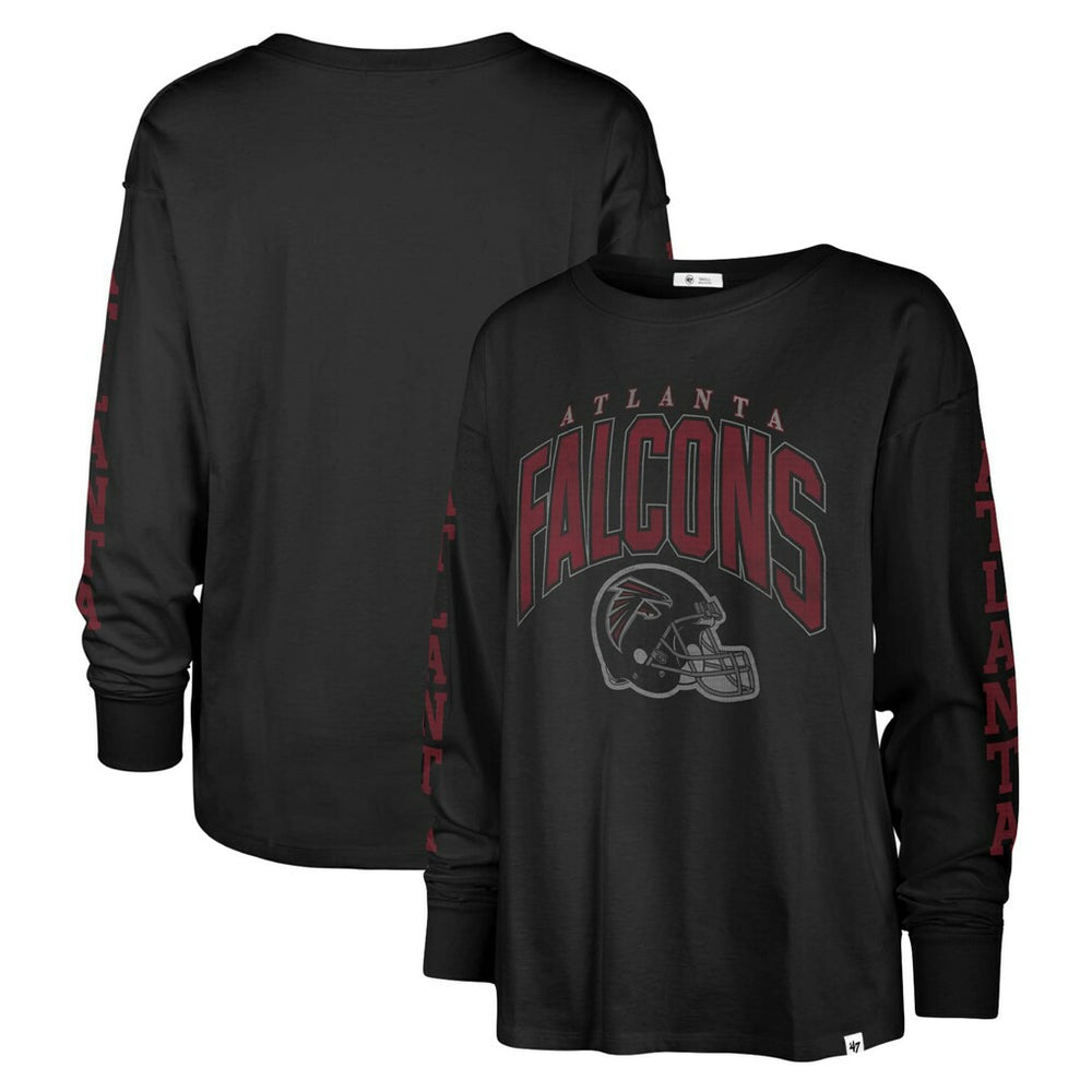 Atlanta Falcons 47 brand '47 Women's Tom Cat Lightweight Long Sleeve T-Shirt