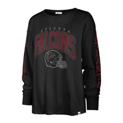 Atlanta Falcons 47 brand '47 Women's Tom Cat Lightweight Long Sleeve T-Shirt