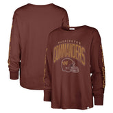Washington Commanders 47 brand '47 Women's Tom Cat Lightweight Long Sleeve T-Shirt